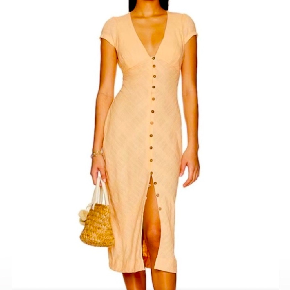 Free people new in town midi dress